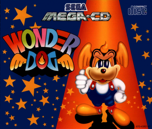 Wonder Dog (Japan) Sega CD Game Cover